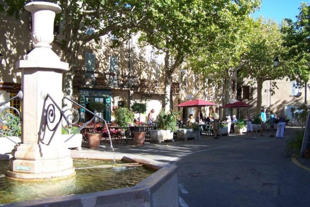 Gite Provencal Independant Avec Piscine Chauffee : Le Suy Bien Flayosc Exterior foto
